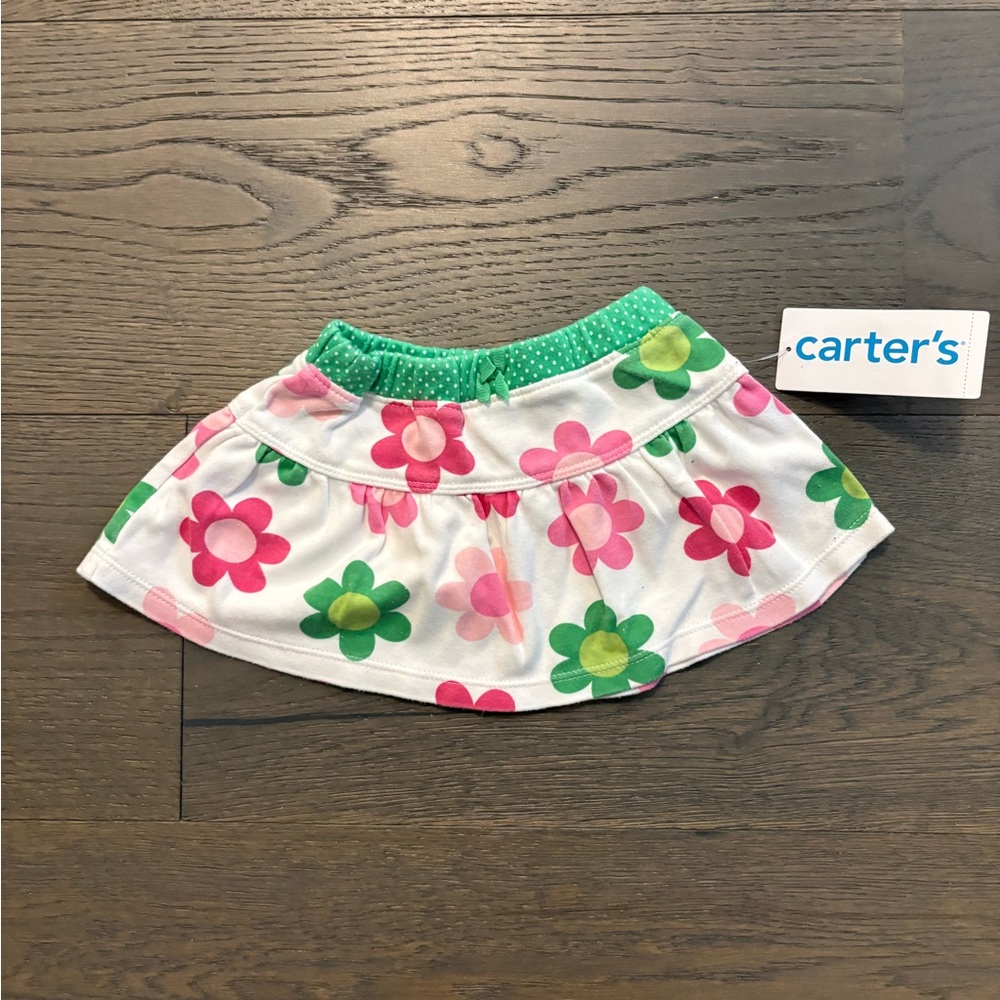 Carters floral baby skirt 0-3M NWT